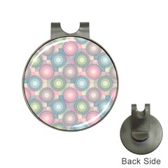 Seamless Pattern Pastels Background Hat Clips With Golf Markers