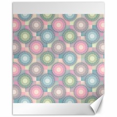 Seamless Pattern Pastels Background Canvas 11  X 14  by HermanTelo