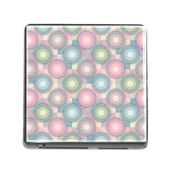 Seamless Pattern Pastels Background Memory Card Reader (square 5 Slot)