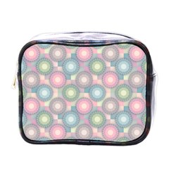 Seamless Pattern Pastels Background Mini Toiletries Bag (one Side)