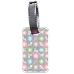 Seamless Pattern Pastels Background Luggage Tags (two Sides)