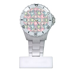 Seamless Pattern Pastels Background Plastic Nurses Watch