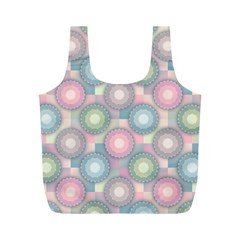 Seamless Pattern Pastels Background Full Print Recycle Bag (m)