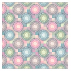 Seamless Pattern Pastels Background Large Satin Scarf (square) by HermanTelo