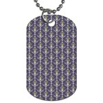 Seamless Pattern Background Fleu Dog Tag (Two Sides) Front