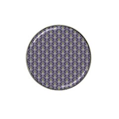 Seamless Pattern Background Fleu Hat Clip Ball Marker (4 Pack)