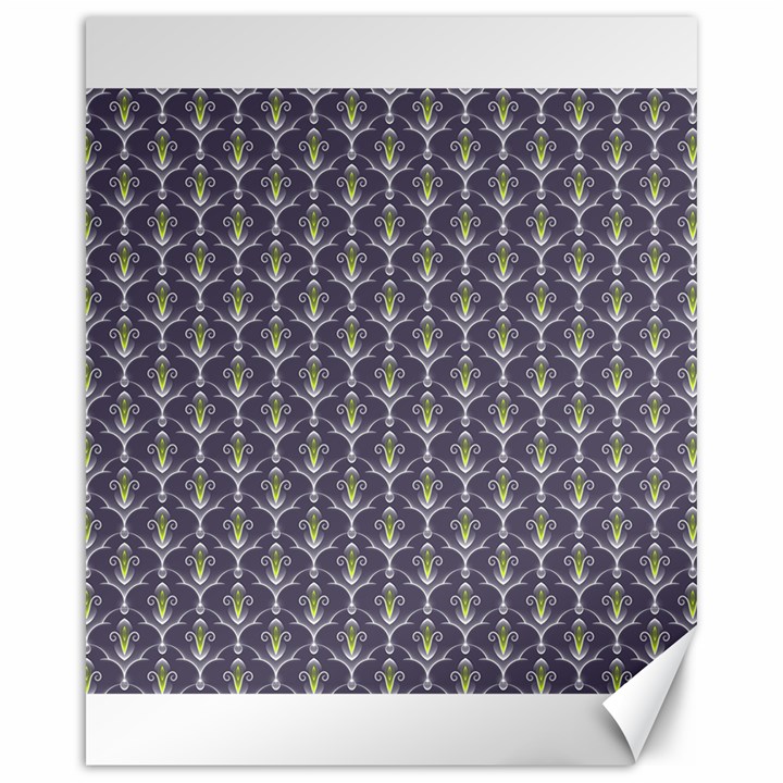 Seamless Pattern Background Fleu Canvas 16  x 20 