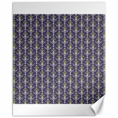 Seamless Pattern Background Fleu Canvas 11  X 14 