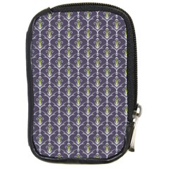 Seamless Pattern Background Fleu Compact Camera Leather Case