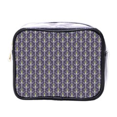 Seamless Pattern Background Fleu Mini Toiletries Bag (one Side)