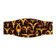 Stylised Horns Black Pattern Stretchable Headband