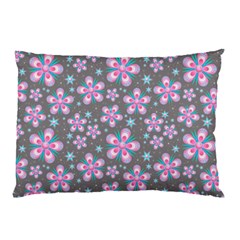 Seamless Pattern Flowers Pink Pillow Case (two Sides) by HermanTelo