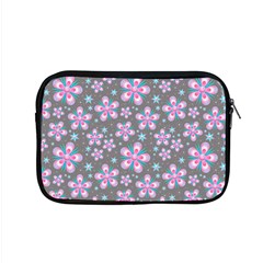 Seamless Pattern Flowers Pink Apple Macbook Pro 15  Zipper Case by HermanTelo