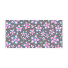 Seamless Pattern Flowers Pink Yoga Headband by HermanTelo