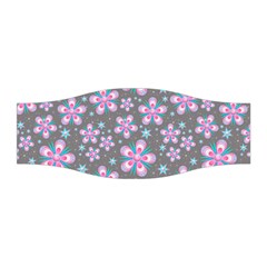 Seamless Pattern Flowers Pink Stretchable Headband by HermanTelo