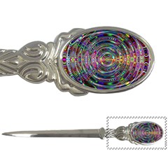 Wave Line Colorful Brush Particles Letter Opener by HermanTelo