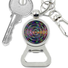 Wave Line Colorful Brush Particles Bottle Opener Key Chains