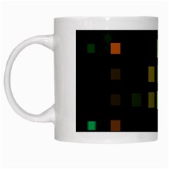 Abstract Plaid White Mugs by HermanTelo