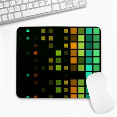 Abstract Plaid Large Mousepads by HermanTelo