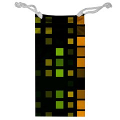 Abstract Plaid Jewelry Bag