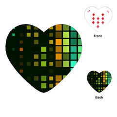 Abstract Plaid Playing Cards (heart) by HermanTelo