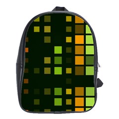 Abstract Plaid School Bag (large) by HermanTelo