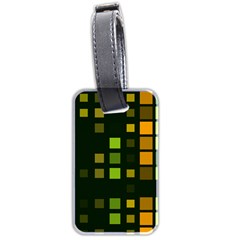 Abstract Plaid Luggage Tags (two Sides)