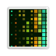 Abstract Plaid Memory Card Reader (square)