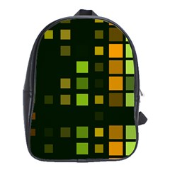 Abstract Plaid School Bag (xl) by HermanTelo