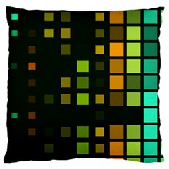 Abstract Plaid Standard Flano Cushion Case (one Side)