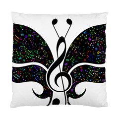 Butterfly Music Animal Audio Bass Standard Cushion Case (two Sides)