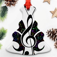 Butterfly Music Animal Audio Bass Ornament (christmas Tree) 