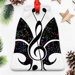 Butterfly Music Animal Audio Bass Ornament (bell) by HermanTelo