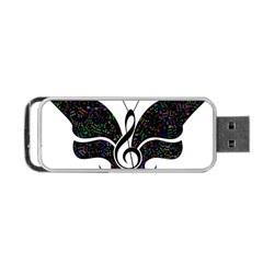 Butterfly Music Animal Audio Bass Portable Usb Flash (one Side)