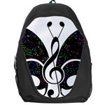 Butterfly Music Animal Audio Bass Backpack Bag Front