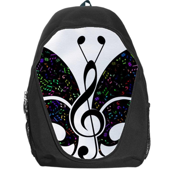 Butterfly Music Animal Audio Bass Backpack Bag