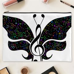 Butterfly Music Animal Audio Bass Cosmetic Bag (xxxl)