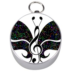 Butterfly Music Animal Audio Bass Silver Compasses by HermanTelo