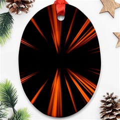 Abstract Light Ornament (oval) by HermanTelo