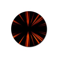 Abstract Light Rubber Coaster (round)  by HermanTelo