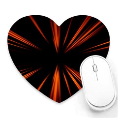 Abstract Light Heart Mousepads