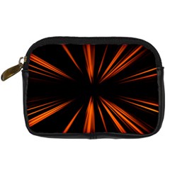 Abstract Light Digital Camera Leather Case