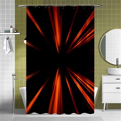 Abstract Light Shower Curtain 48  X 72  (small) 