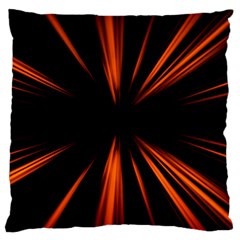 Abstract Light Large Cushion Case (one Side)