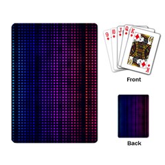 Abstract Background Plaid Playing Cards Single Design