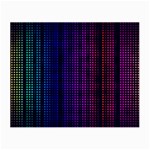 Abstract Background Plaid Small Glasses Cloth (2-Side) Front