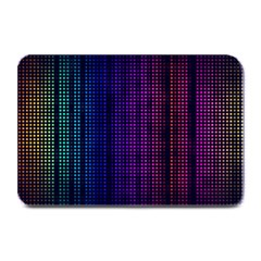 Abstract Background Plaid Plate Mats by HermanTelo