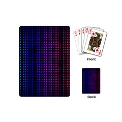 Abstract Background Plaid Playing Cards (mini)