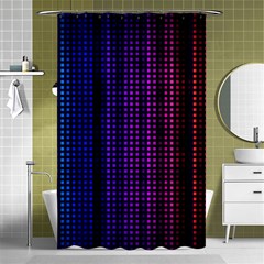 Abstract Background Plaid Shower Curtain 48  X 72  (small) 