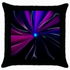 Abstract Background Lightning Throw Pillow Case (black) by HermanTelo